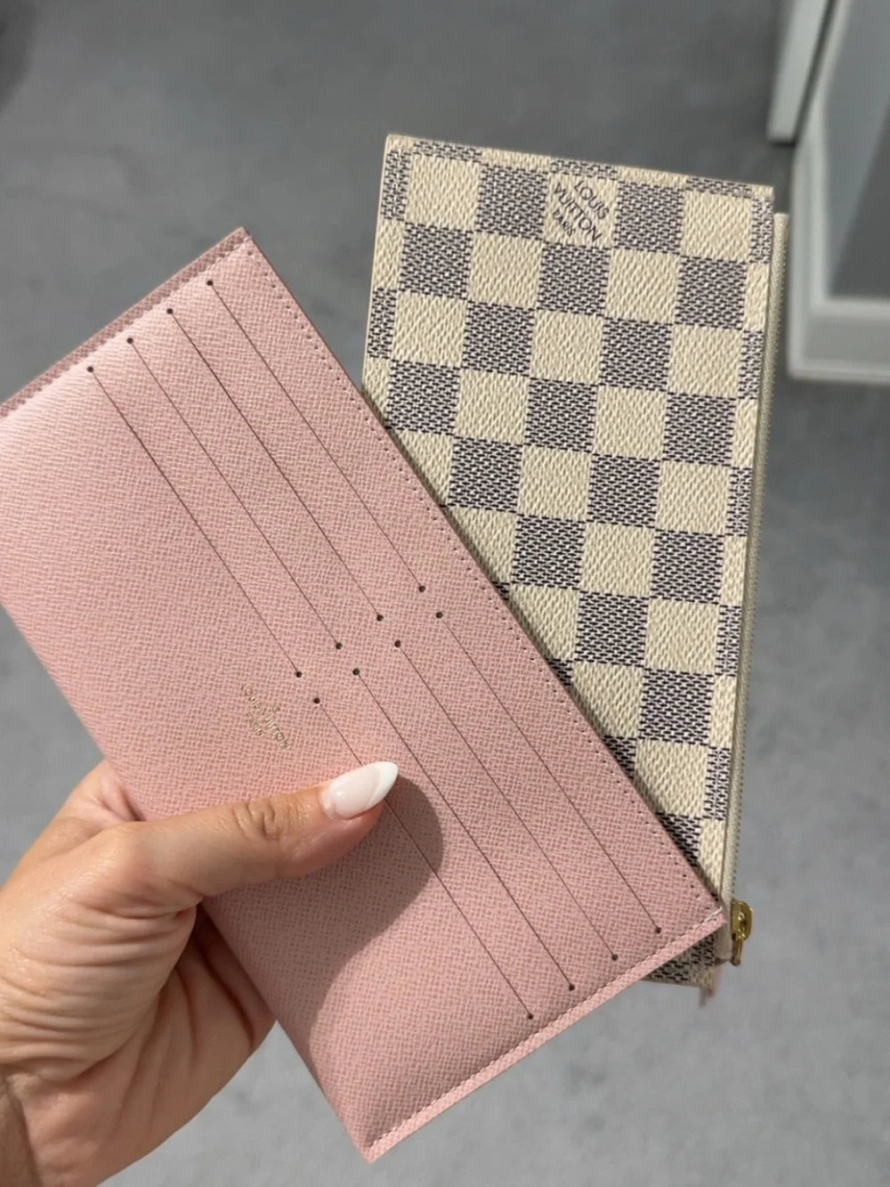 Louis Vuitton Damier Azur Canvas White Check Envelope Crossbody